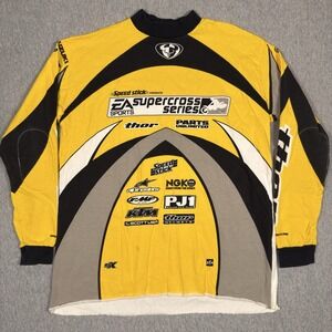 Sprocket Gear Motorsports EA Shirt Supercross Series Yellow Jersey Shirt XL USA